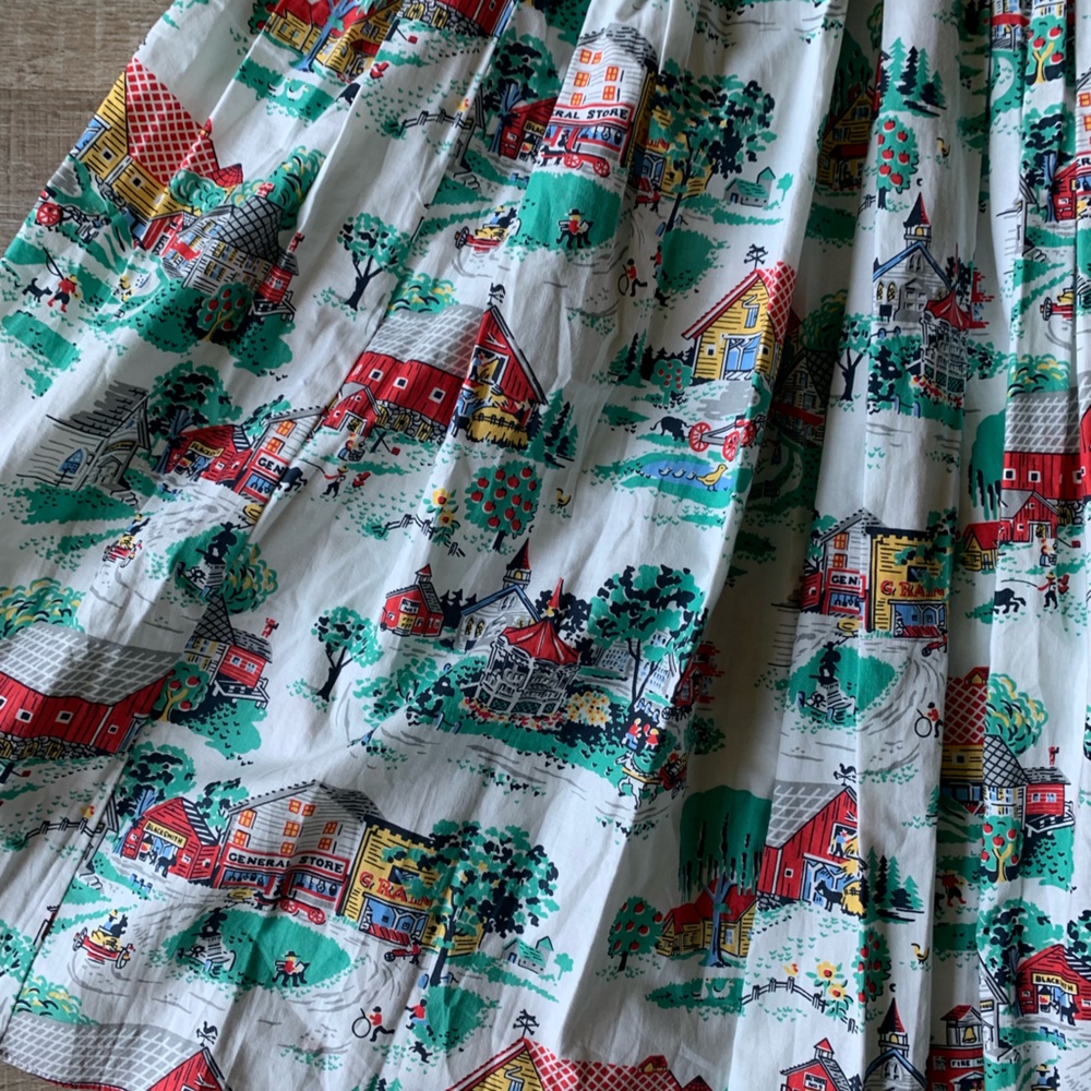 Bernie Dexter Womens Retro Chelsea Dress M Pinup USA Fit & Flare rockabilly vtg - Picture 13 of 14